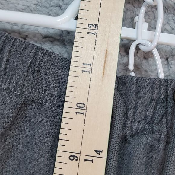 James Perse Relaxed Pants Gray Drawstring 30x29 Cotton Casual Chino Mens Size 1 - Picture 7 of 11